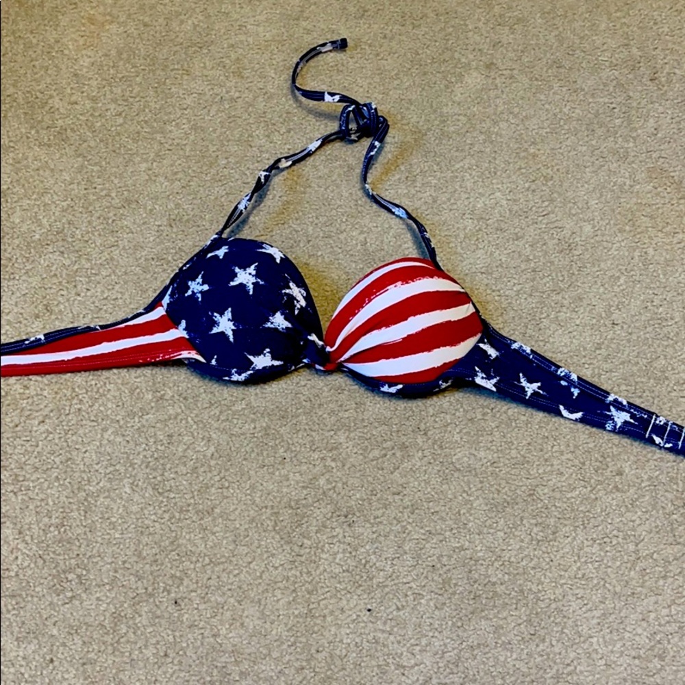 Womans American flag top